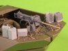 Master GM-35-070 Browning M2HB .50 cal (12,7mm) - z mocowaniem do niszczyciela czołgów M10 (kołyska D70627 z małą skrzynką amunicyjną D68375) 1/35